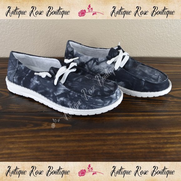 🌹 Very G Gypsy Jazz Black Streak Fashion Sneakers - Picture 4 of 6